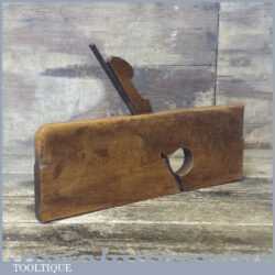 Antique 1/2” Beechwood Rabbet Plane - Good Used Condition