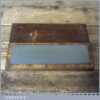 Vintage 8” x 2” Medium Grit Carborundum Oil Stone Pine Box - Lapped Flat