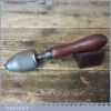 Vintage Hand Held Keyless Drill Chuck Beechwood Handle - Good Condition
