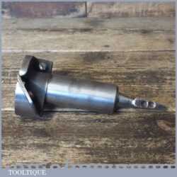 Vintage Wheelwright’s Hollow Auger Round Tenon Dowel Cutting Tool For Brace