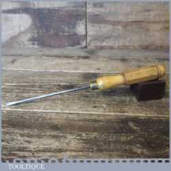 Vintage 11 ½” Long Reach Screwdriver London Pattern Beechwood Handle