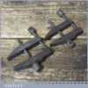 Vintage Small Pair 2” Moore & Wright Engineer’s Toolmakers Clamps