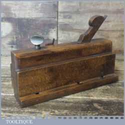 Vintage Kaye Notts Beechwood Brass Side Fillister Plane - Good Condition