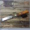 Vintage F Woodcock Carpenter’s 1” Firmer Chisel - Sharpened Honed
