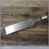 Vintage F Woodcock Carpenter’s 1” Firmer Chisel - Sharpened Honed