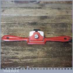 Vintage Record No: A64 Flat Soled Metal Spokeshave - Ready To Use