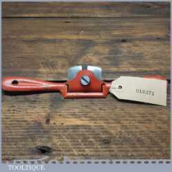 Vintage Record No: A64 Flat Soled Metal Spokeshave - Ready To Use