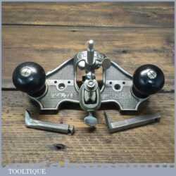 Vintage Stanley England No: 71 Hand Router Plane Complete - Good Condition