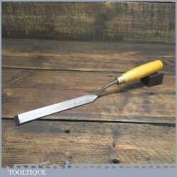 Vintage Pattern Makers 1 3⁄16” Cranked Firmer Paring Chisel - Sharpened Honed