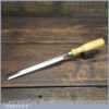 Vintage I. Sorby Pattern Makers 1” Bevel Edge Paring Chisel - Sharpened Honed