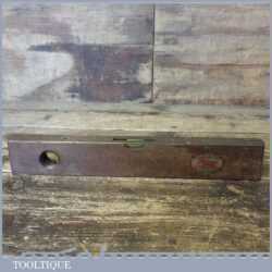 Vintage Wilson Lovatt 12” Mahogany Brass Spirit Level - Good Condition