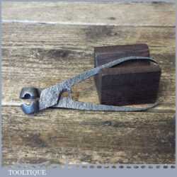 Scarce Antique Musket Lead Ball Moulding Pliers - Good Condition