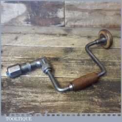 Vintage English Made Carpenter’s Ratchet Brace 10” Swing - Good Condition
