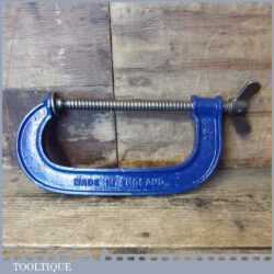 Vintage Record 6” Carpenter’s G Clamp - Refurbished Good Condition