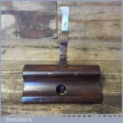 Vintage Mahogany Old Woman’s Tooth Hand Router Plane - Good Condition