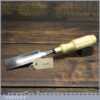 Vintage W K & C Peace Carpenter’s 1 ½” Gouge Chisel GPO 1926 - Sharpened Honed
