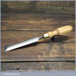 Vintage I. Sorby Carpenter’s 1 ¼” Laminated Steel Bevel Edge Chisel - Sharpened Honed