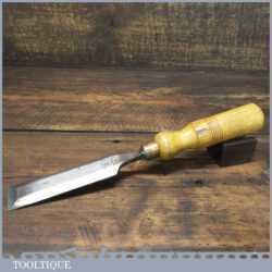 Vintage Charles Taylor 1 ½” Laminated Steel Bevel Edge Chisel - Sharpened Honed