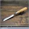 Vintage I. Sorby carpenter’s 1 ¼” bevel edge chisel fitted with beechwood handle in good used condition, fully refurbished sharpened and honed ready for use.