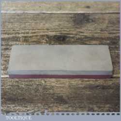 Vintage 6” x 2” Combination Oil Stone Good Used Condition - Lapped Flat