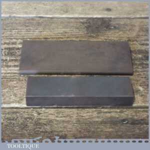 Vintage 4” x 1” Flat Stone And 1 No: India Slip Stone Good Used Condition - Lapped Flat Vintage 4” x 1” Flat Stone And 1 No: India Slip Stone Good Used Condition - Lapped Flat