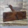 Antique Onions & Co. 3/8” Hollowing Beechwood Moulding Plane - Good Condition