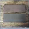 2 No: Vintage Carborundum And India Slip Stone Good Used Condition - Lapped Flat