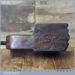 Antique Griffiths Norwich ½” Common Ogee Beechwood Moulding Plane