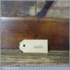 Antique Griffiths of Norwich 5/8” Ovolo Beechwood Moulding Plane