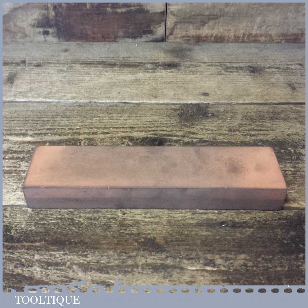 Vintage 8” x 2” Combination Oil Stone Good Used Condition - Lapped Flat