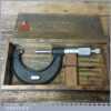 Vintage Boxed Moore & Wright No: 966B 1” – 2” Imperial Micrometer - Good Condition