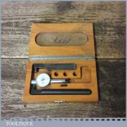 T18855 - Vintage boxed Tesa, Switzerland Tesatast dial gauge in good used condition.