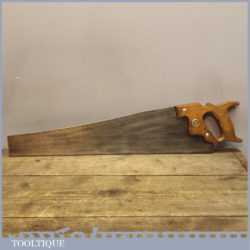 Vintage Superior Warranted Cross Cut Saw 9 TPI 22 Inches Long