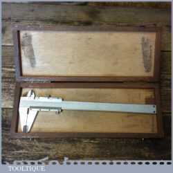 Vintage Boxed Etalon Switzerland Metric Vernier Gauge - Little Used