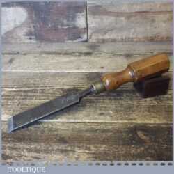 Vintage I Sorby 1 ¼” Wide Laminated Cast Steel Firmer Chisel - Sharpened Honed