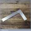 Vintage Draper Engineer’s 6” Steel Precision Set Square - Good Condition