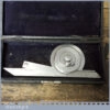 Vintage Boxed L. S. Starrett Co USA Engineer’s Protractor Pat 1892 - Good Condition