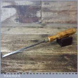 Antique Wingfield Rowbotham Pattern Makers 3/8” Bevel Edge Paring Chisel