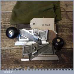 Antique Pair Of Stanley USA Side Rebate Planes No’s: 98 & 99 PAT Dated Jan 29 1895