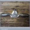Vintage Ornate E. Preston & Sons Flat Soled Adjustable Spokeshave - Original Iron