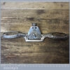 Vintage Ornate E. Preston & Sons Flat Soled Adjustable Spokeshave - Original Iron
