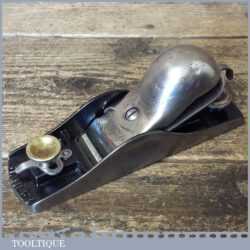 Scarce Antique Stanley USA No: 19 Adjustable Throat Knuckle Cap Block Plane
