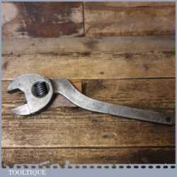 Vintage Easterbrook Allcard 12” S Shaped Adjustable Spanner Wrench