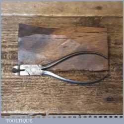 Vintage Pair of 4 ½” Box Jointed Angled Cutting Pliers - Good Used Condition