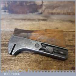 Small Vintage German 4 ½” Adjustable Spanner Wrench - Good Used Condition