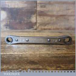 Vintage Snap-On USA 12 & 13mm Ratchet Spanner - Good Used Condition