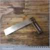 Vintage I. Sorby Carpenters 12” Rosewood Brass Try Square - Good Condition