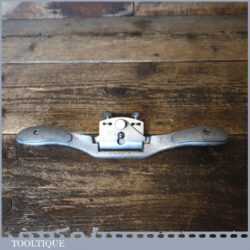 Vintage Flat Soled Adjustable Metal Spokeshave - Fully Refurbished
