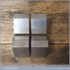 Vintage Matched Pair Eclipse No: N165 Engineers 3” Vee Blocks - Good Condition