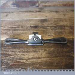 Vintage Stanley England No: 63 Curved Sole Metal Spokeshave - Good Condition